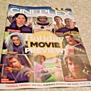 2/$40 Cineplex Magazine Oct 2014 VOL 15 No 10 Holiday Movie Preview L  Hemsworth